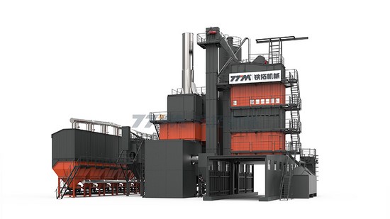 Usina mistura de asfalto ecológica, série LBE