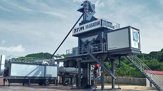 Usina misturadora de asfalto móvel, série YLB