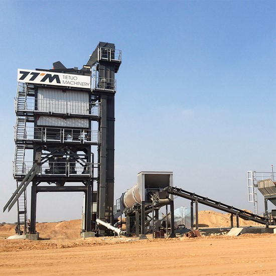 Projetos de usinas de mistura de asfalto no Egito