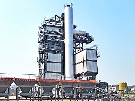 Usina integrada de reciclagem de asfalto misturado a quente, Série TS
