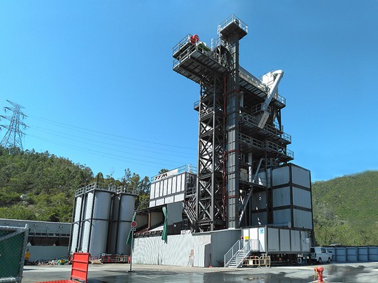 Usina integrada de reciclagem de asfalto misturado a quente, Série TS
