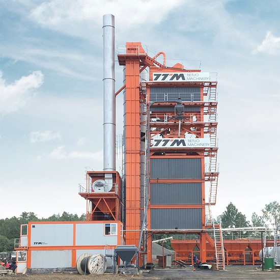 Projetos de usinas de mistura de asfalto na Rússia