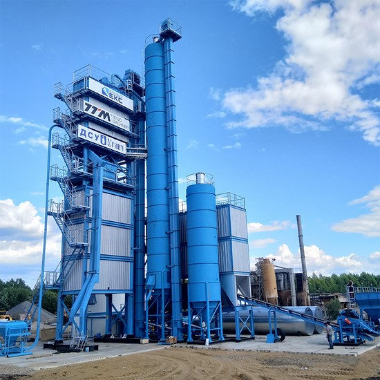 Projetos de usinas de mistura de asfalto na Rússia