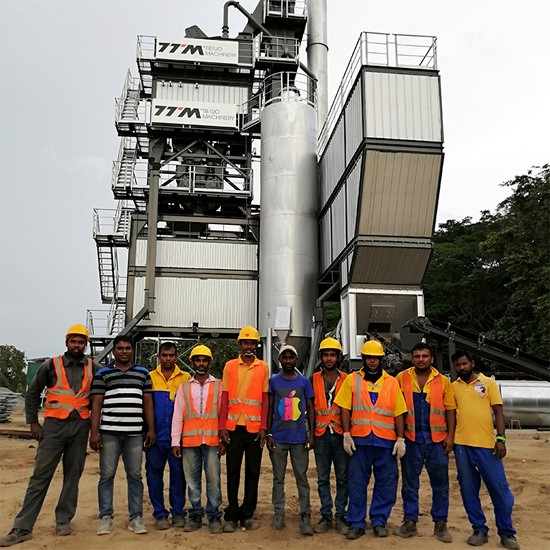 Projetos de usinas de mistura de asfalto na Tailândia
